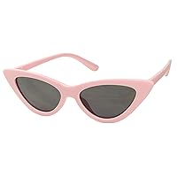 ShadyVEU Small High Pointed Frame Clout Cobain Mod 90’s Retro Vintage Cateye Sunglasses for Kids