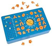 TimeShock Game-Retro Timed Fun Board Game, Game Unit with Timer and Pop-up Tray - Game Measures 9