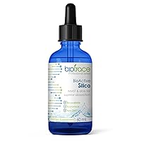 BioActive Silica Drops 2 Fl Oz | Liquid Mineral Solution for Radiant Hair, Skin, Nails & Enhanced Collagen | Supports Calcium Balance, Joint & Bone Health
