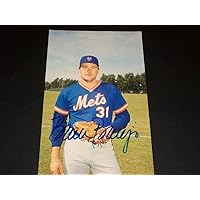 Mets Bruce Berenyi Auto Signed Colla Postcard JSA C - MLB Cut Signatures