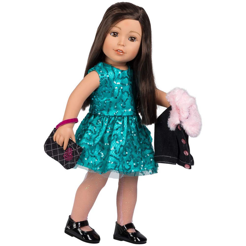 Adora 18-inch Doll, Amazing Girls Emma Sparkles (Amazon Exclusive)