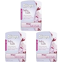 Blistex Soft & Lush Lip Protectant, 0.13 Ounce Tube – Softens & Conditions, Creamy Smooth Texture, Hydrating Lip Balm, Daily Lip Hydration, (Pack of 3)