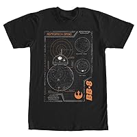 Star Wars Men's BB8 Schema T-Shirt