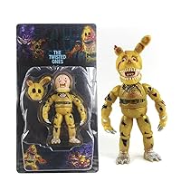  Toysvill Inspired by Five Nights at Freddy Game Action Figures  Toys (FNAF) Toy, Set 6 pcs, Height 6in [Nightmare Foxy, Freddy, Bonnie,  Fazbear, Chica and Human Security] with Masks : Toys