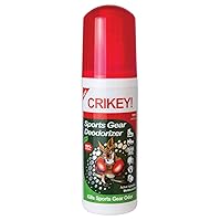 Crikey, Sports Gear Deodorizer Spray, Clean & Disinfect Gear 4.2 Fluid Oz