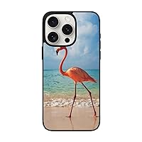 Flamingos by The Sea Phone Case Compatible with Iphone15 Pro and Iphone15 Pro Max 5g, TPU Shockproof Case for Iphone12/13/14/15 Ip15 Pro Max-6.7in