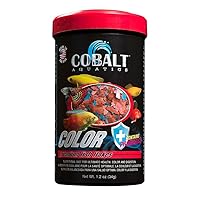 Cobalt Aquatics Color Enhancing Flakes with Probiotics for All Tropical Fish 1.2oz.