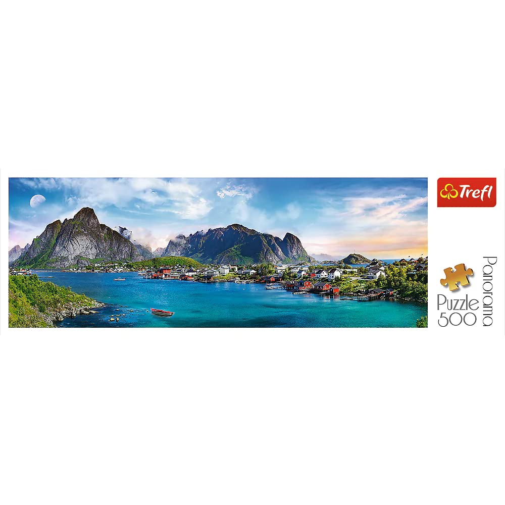 Trefl Red 500 Piece Panorama Puzzle - Lofoten Archipelago, Norway/Fotolia