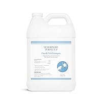 Veterinary Formula Flea and Tick Shampoo for Dogs and Cats, 1 Gallon – Dog and Cat Flea Shampoo with Pyrethrum to Kill Fleas, Ticks On Contact – Cleanses and Exfoliates
