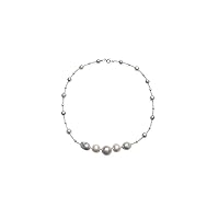 Freshwater 5 in a Row Pearl Necklace