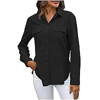 My Orders Placed Recently On Womens Dressy Casual Shirts Long Sleeve Button Down Blouses Solid Business Work Tshirt Wrinkle-Free Dress Shirt Womens Summer Clothes 2024