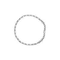 14K White Gold 2.00 Cttw Diamond Halo Link Tennis Bracelet (H-I Color, I1-I2 Clarity) - 7