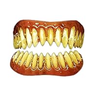 Raptor FX Fangs 2.0 Evil Teeth Dental Veneer, Light Stain, Adult
