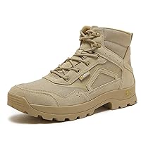 Men's Tactical Combat Boots Lightweight Military Boots Durable Suede Work Boots Hiking Outdoor Boots