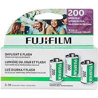 Fujicolor 200 Color Negative Film (35mm Roll Film, 36 Exposures, 3-Pack)