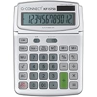 QCONNECT Large Table TOP 12DIG Calc Grey