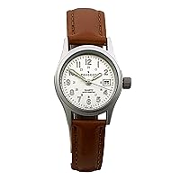 Peugeot Women's Sport Calendar Watch for Nurses - Easy Reader Nurses Watch with Luminous Hands, Water Resistant with Black Dial and Leather Strap