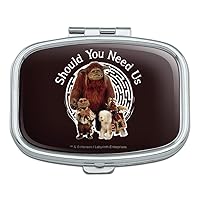 Should You Need Us Labyrinth with Ludo Hoggle and Didymus Rectangle Pill Case Trinket Gift Box