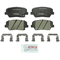 BOSCH BC1432 QuietCast Premium Ceramic Disc Brake Pad Set - Compatible With Select Hyundai Azera, Santa Fe; Kia Sorento; FRONT