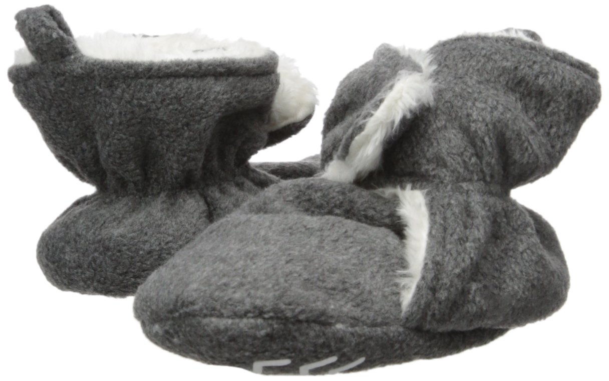 Hudson Baby Unisex Baby Cozy Fleece and Faux Sherpa Booties