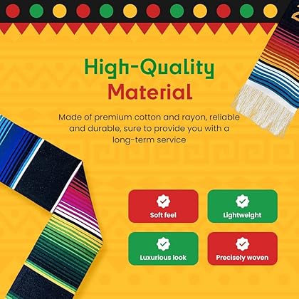 Deluxe Mexican Graduation Sash 2023 | Mexican Graduation Stole Class of 2023 | Authentic Mexican Art Serape Stole Mexican Sash for Graduation 2023 | Look and Feel Your Best on 2023 Graduation Day
