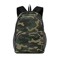 ALAZA Camouflage Military Teens Elementary School Bag Casual Daypack Book Bags Travel Knapsack Bags