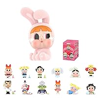 POP MART Crybaby x Powerpuff Girls Series Blind Box Figures, Random Design Mystery Toys for Modern Home Decor, Collectible Toy Set for Desk Accessories, Single Box