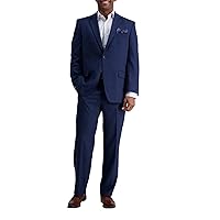 HAGGAR Mens Premium Stretch Classic Fit Subtle Pattern Suit Separates Pants & Jackets