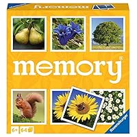 Ravensburger Nature Memory Game - Matching Picture Snap Pairs for Kids Age 6 Years Up