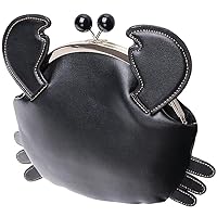 Cute Crab Shape Handbag, Novelty Animal Shape, Crossbody Bag, Leather, Wallet, Shoulder Bag, Women's, Fashionable, Pack of 1
