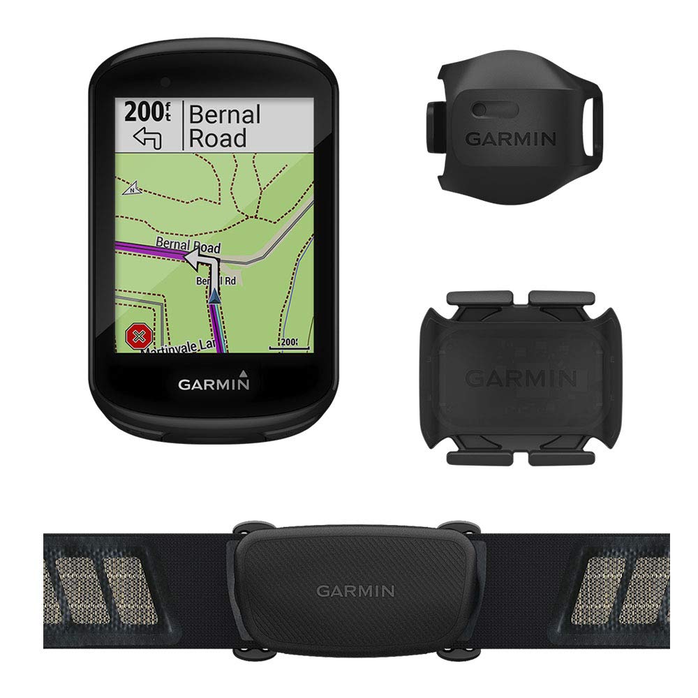 Garmin Edge 830 Sensor Bundle, Performance Touchscreen GPS Cycling/Bike Computer with Mapping & Varia UT 800 Smart Headlight Urban Edition with Dual Out-Front Mount