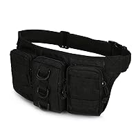 Tactical Waist Pack,Military Fanny Packs Hip Belt Bag for Outdoor Hiking Climbing Fishing Hunting