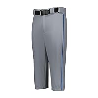 Russell Athletic Men's Solid Diamond Series Baseball Knicker 2.0-Knee-Length Comfort, Betloop Design, and Handy Pockets