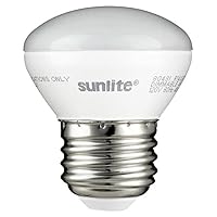 Sunlite R14/LED/E26/4W/D/27K LED R14 Mini-Reflector Floodlight 4 Watt (25W Equivalent) Light Bulbs, Medium (E26) Base, 2700K, Warm White