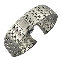16mm 19mm 20mm 316L Curved End Stainless Steel Watchband For Omega DE VILLE PRESTIGE Orbis Edition Watch Strap Folding Clasp