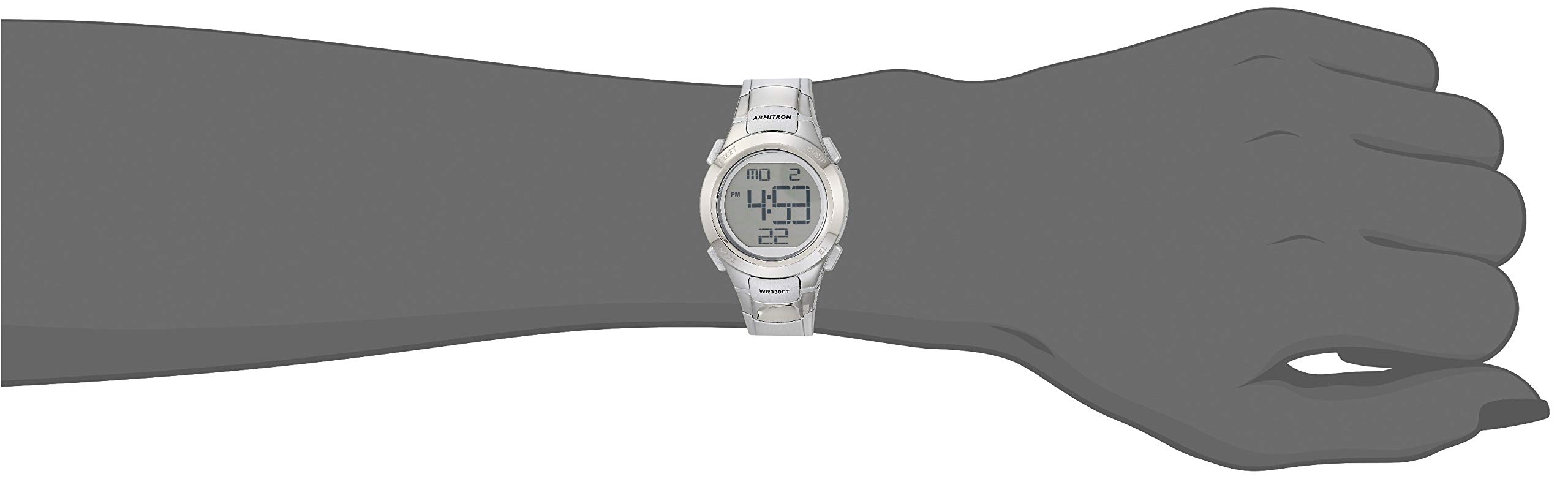 Armitron Sport Women's 45/7012 Digital Chronograph Resin Strap Watch