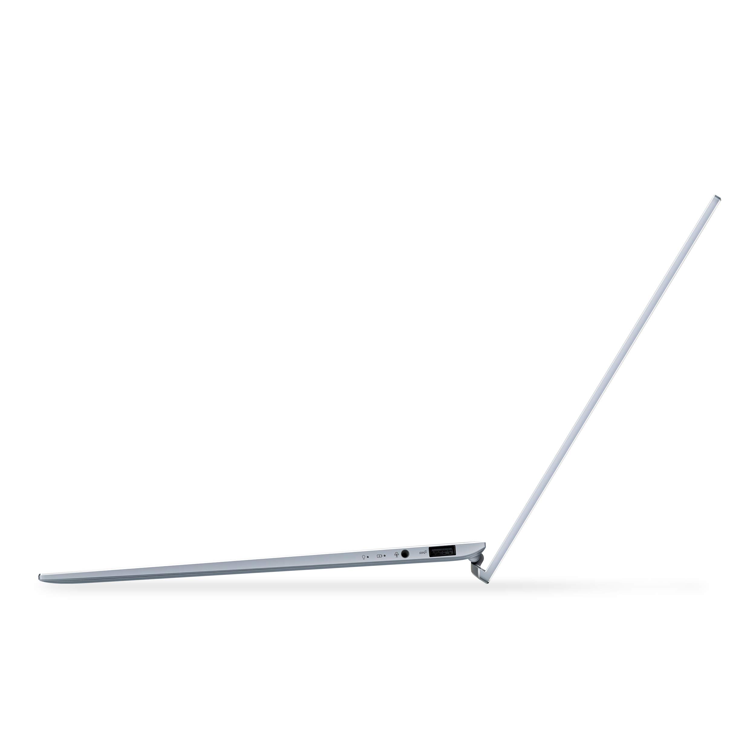 ASUS ZenBook S13 Ultra Thin & Light Laptop 13.9” FHD, Intel Core i7-8565U CPU, GeForce MX150, 8GB RAM, 512GB PCIe SSD, Windows 10 Pro, Silver Blue, UX392FN-XS71