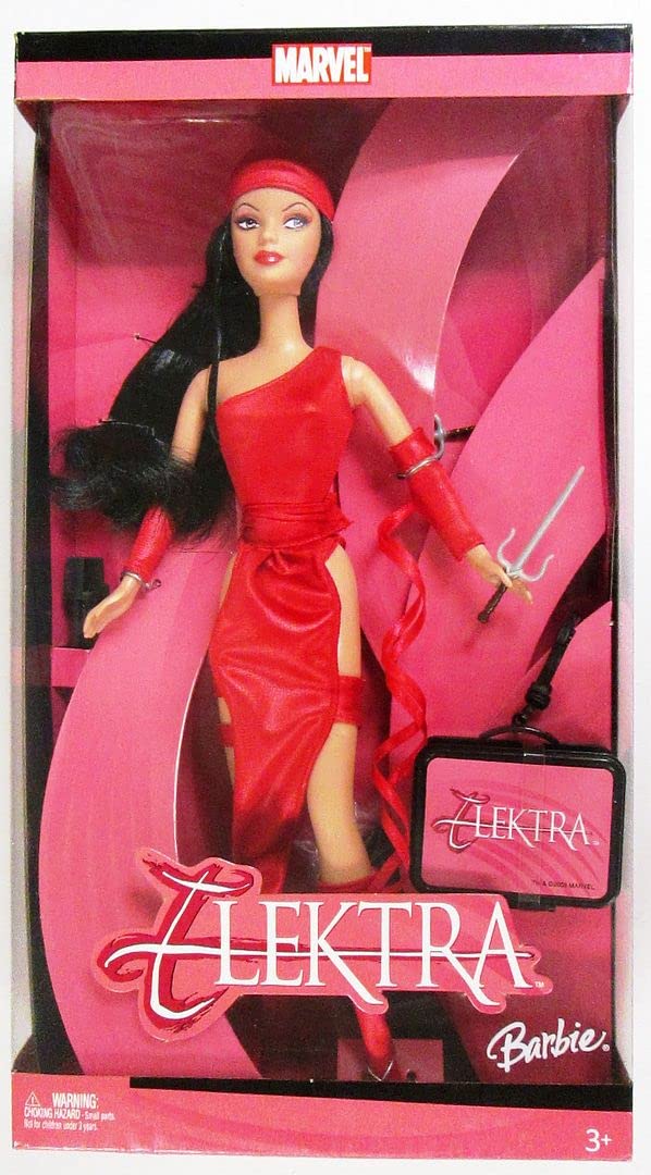 Barbie as Elektra from Marvel Comics