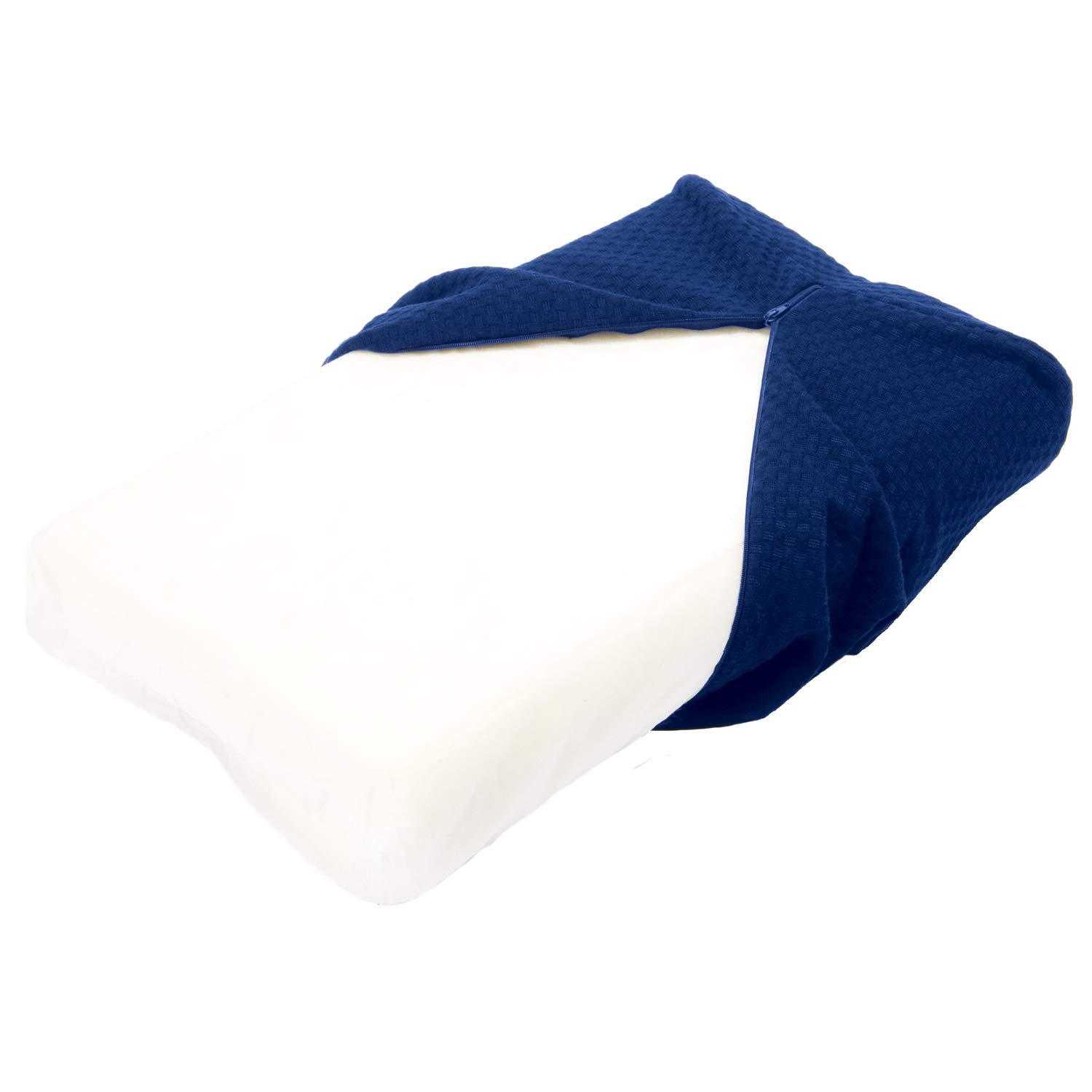 Carex Contour Pillow - Cervical Pillow and Neck Pillow for Sleeping - Memory Foam Neck Pillow
