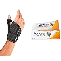 MUELLER Thumb Stabilizer Brace and Voltaren Arthritis Pain Gel - 1.7 oz Tube for Topical Joint Pain Relief