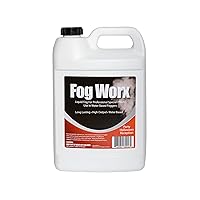 FogWorx Fog Juice - 1 Gallon of Organic Fog Fluid (128 oz) - Medium Density, High Output, Long Lasting Fog Machine Fluid for 400 Watt to 1500 Watt Machines