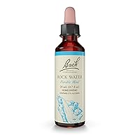 Original Flower Remedies, Rock Water for Flexibility, Natural Homeopathic Flower Essence, Holistic Wellness and Stress Relief, Vegan, 20mL Dropper