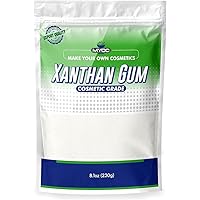 Myoc xanthan gum (230gm) used for emulsion stabilizer, film-forming agent, binder| cosmetic grade- Pack of 2