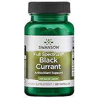 Swanson Full Spectrum Black Currant 400 Milligrams 60 Capsules
