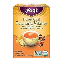 Tea, Honey Chai Turmeric Vitality, 16 ct