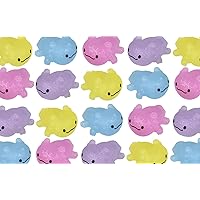 Set of 24 Axolotl Mochi Squishy Animals - Kawaii - Cute Individually Boxed Wrapped Toys - Sensory, Stress, Fidget Party Favor Toy (Set of 24 (2 Dozen))