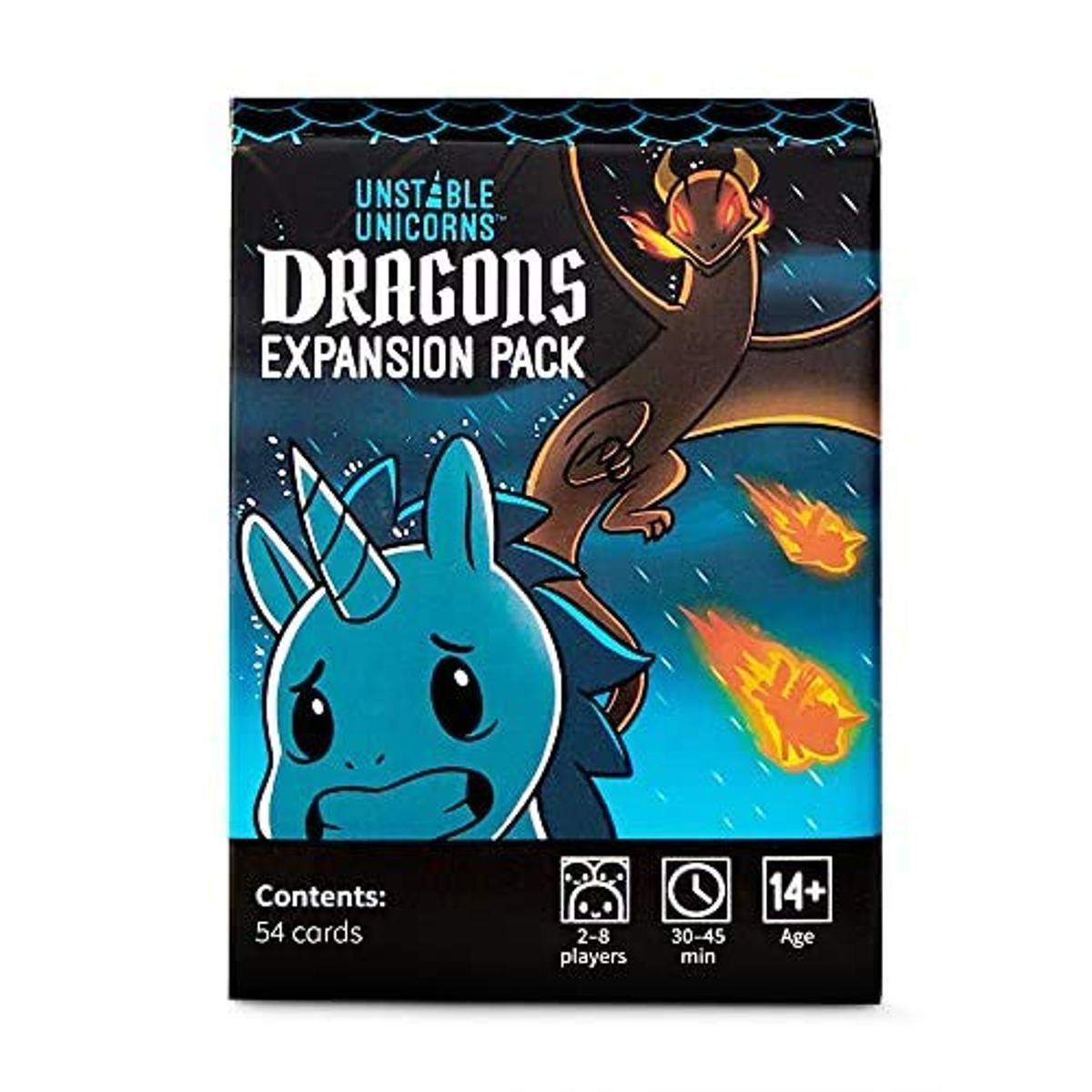 Unstable Unicorns Dragons Expansion Pack - Designed to be Added to Your Card Game