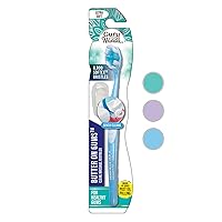 Butter on Gums Xtra Clean Toothbrush with Brush Cap, Soft Bristles for Sensitive Gums, Soft Toothbrush for Kids & Adults, 1ct