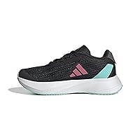 adidas Duramo SL Sneaker, Core Black/Pink Fusion/White, 7 US Unisex Big Kid