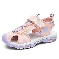 Nihaoya Sandals for Girls Closed/Open Toe Summer Outdoor Non Slip Sport Kids Sandals for Boys